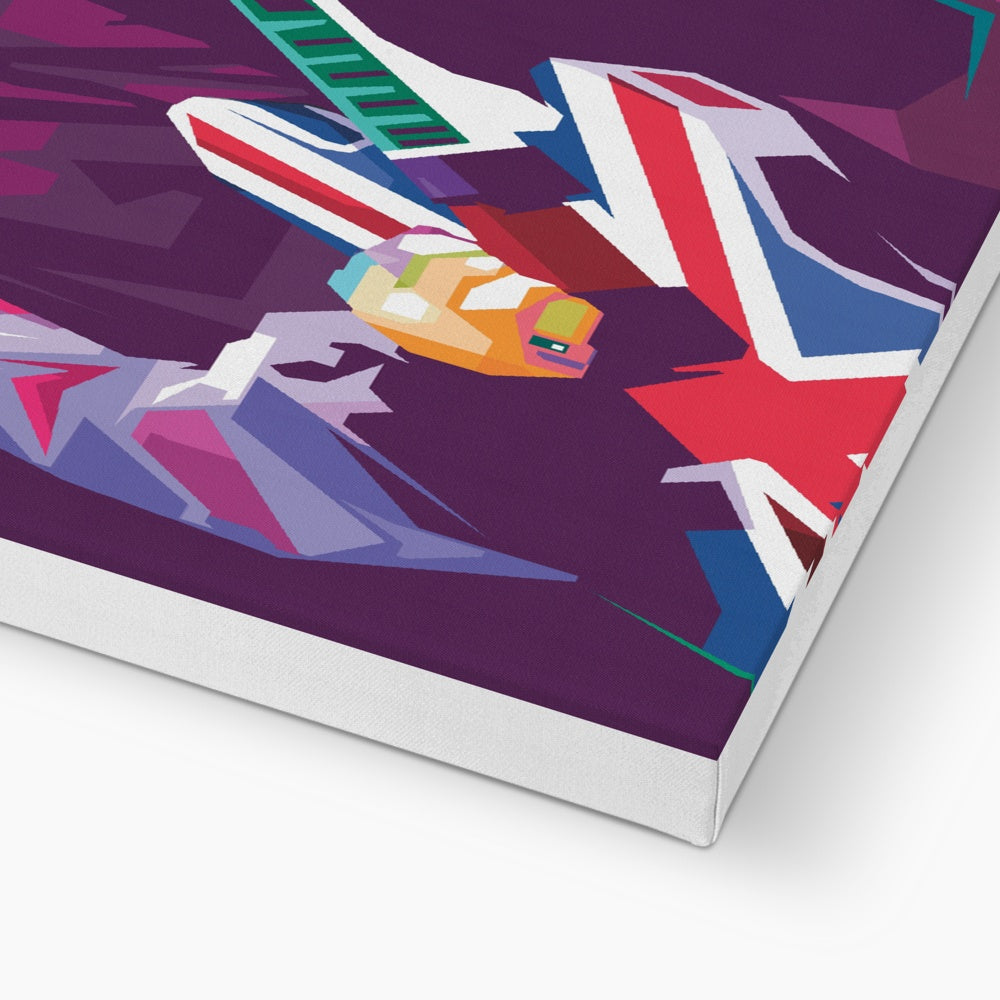 Noel Gallagher Pop Art - WPAP Eco Canvas