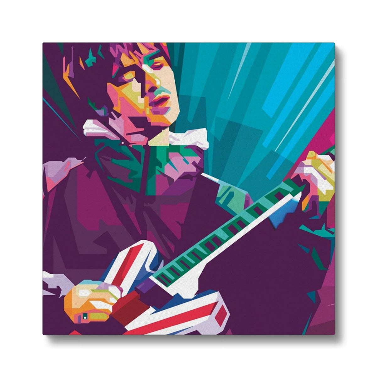 Noel Gallagher Pop Art - WPAP Eco Canvas