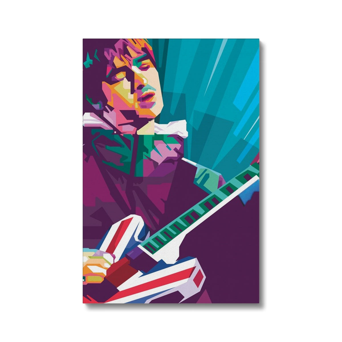Noel Gallagher Pop Art - WPAP Eco Canvas