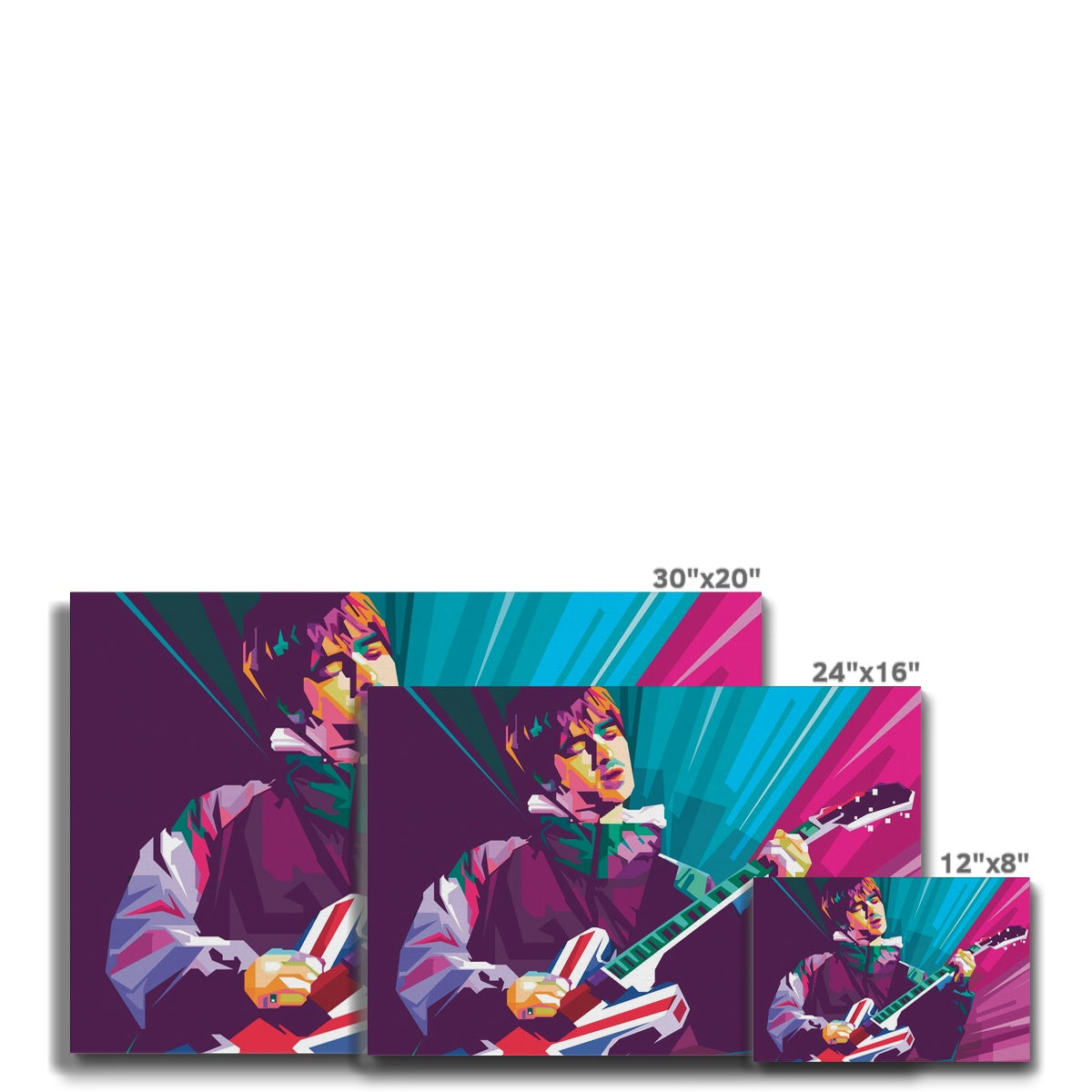 Noel Gallagher Pop Art - WPAP Eco Canvas