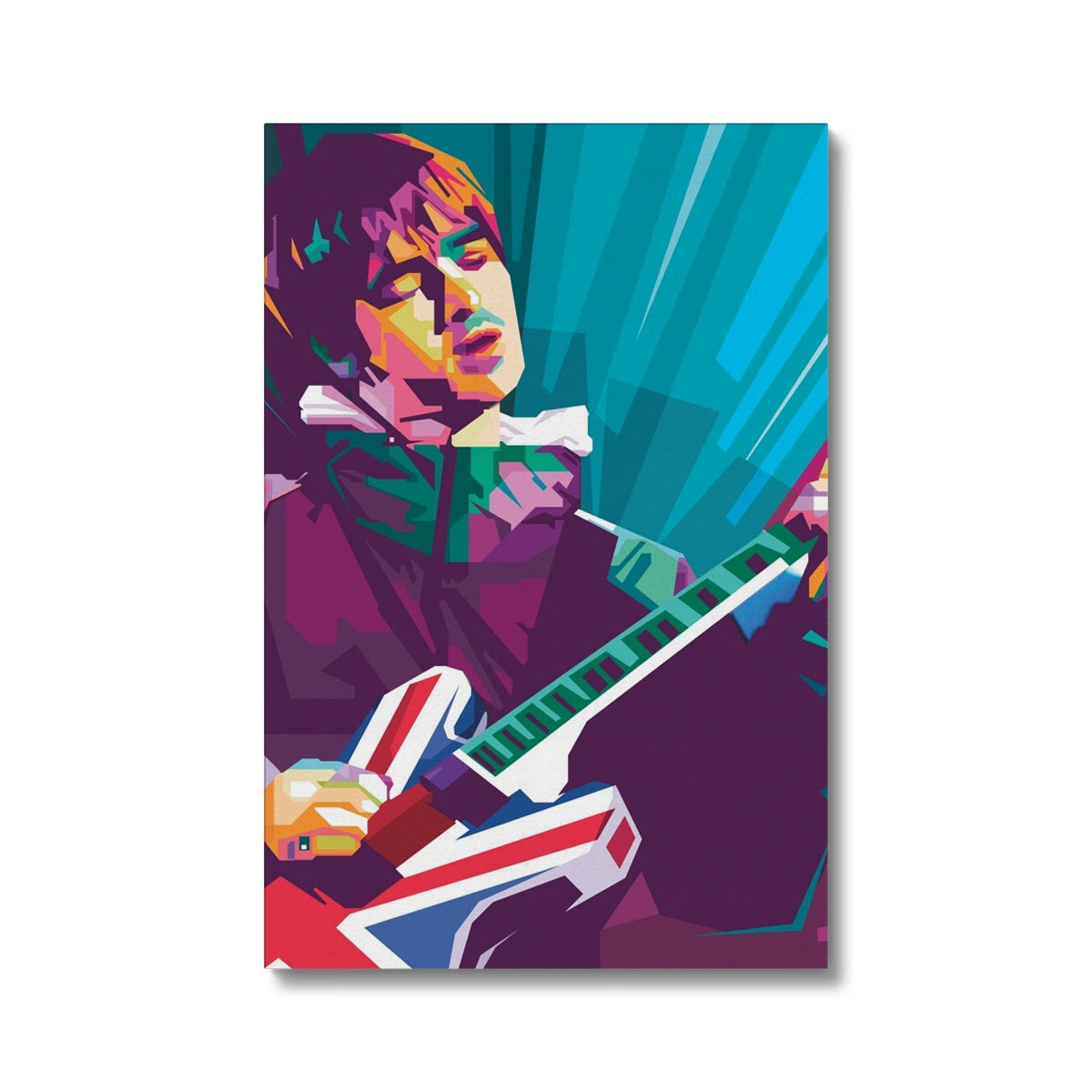 Noel Gallagher Pop Art - WPAP Eco Canvas