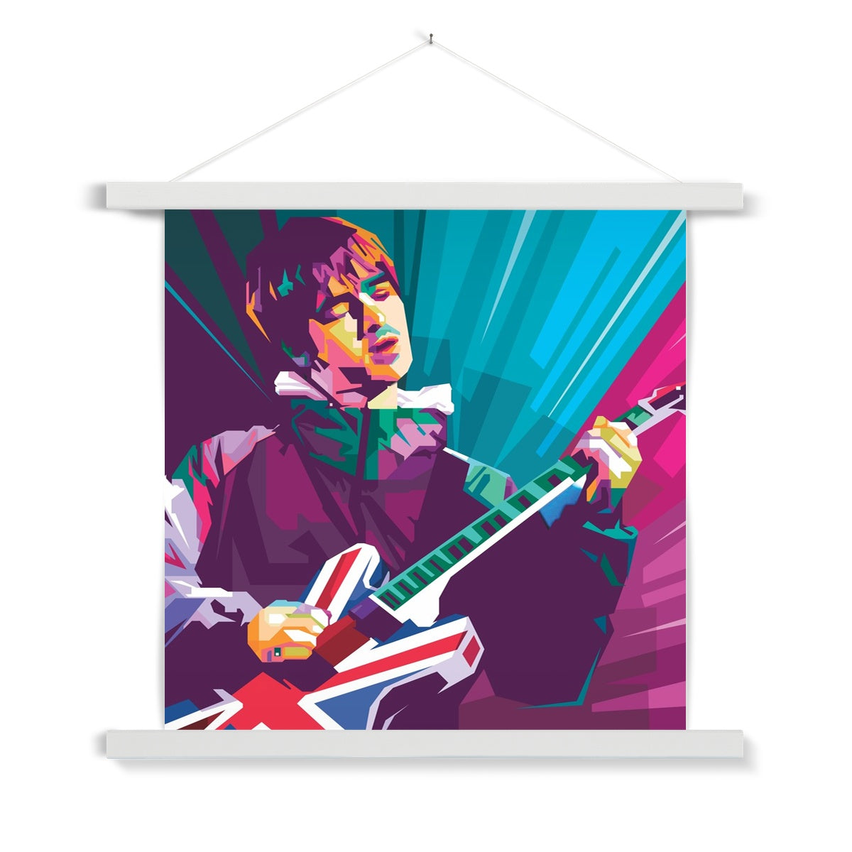 Noel Gallagher Pop Art - WPAP Fine Art Print with Hanger
