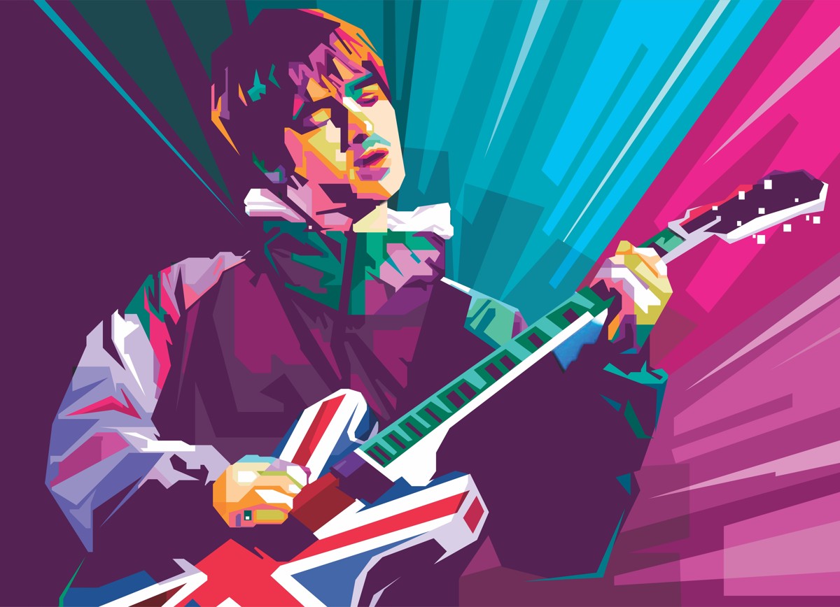 Noel Gallagher Pop Art - WPAP