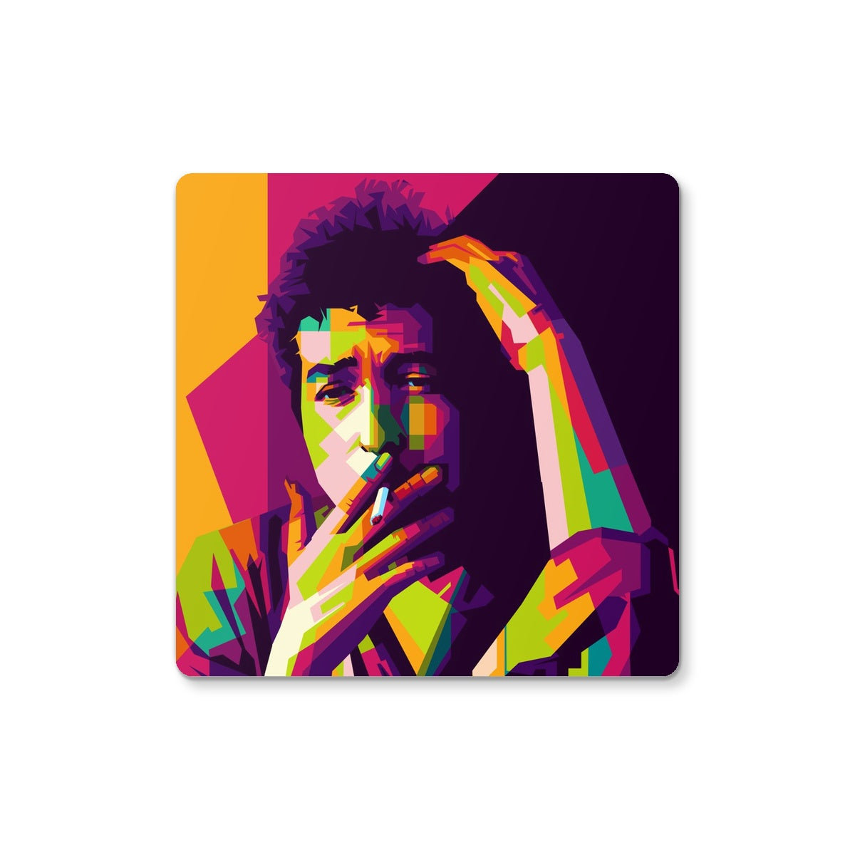 BOB DYLAN - POP ART Coaster