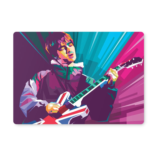 Noel Gallagher Pop Art - WPAP Placemat