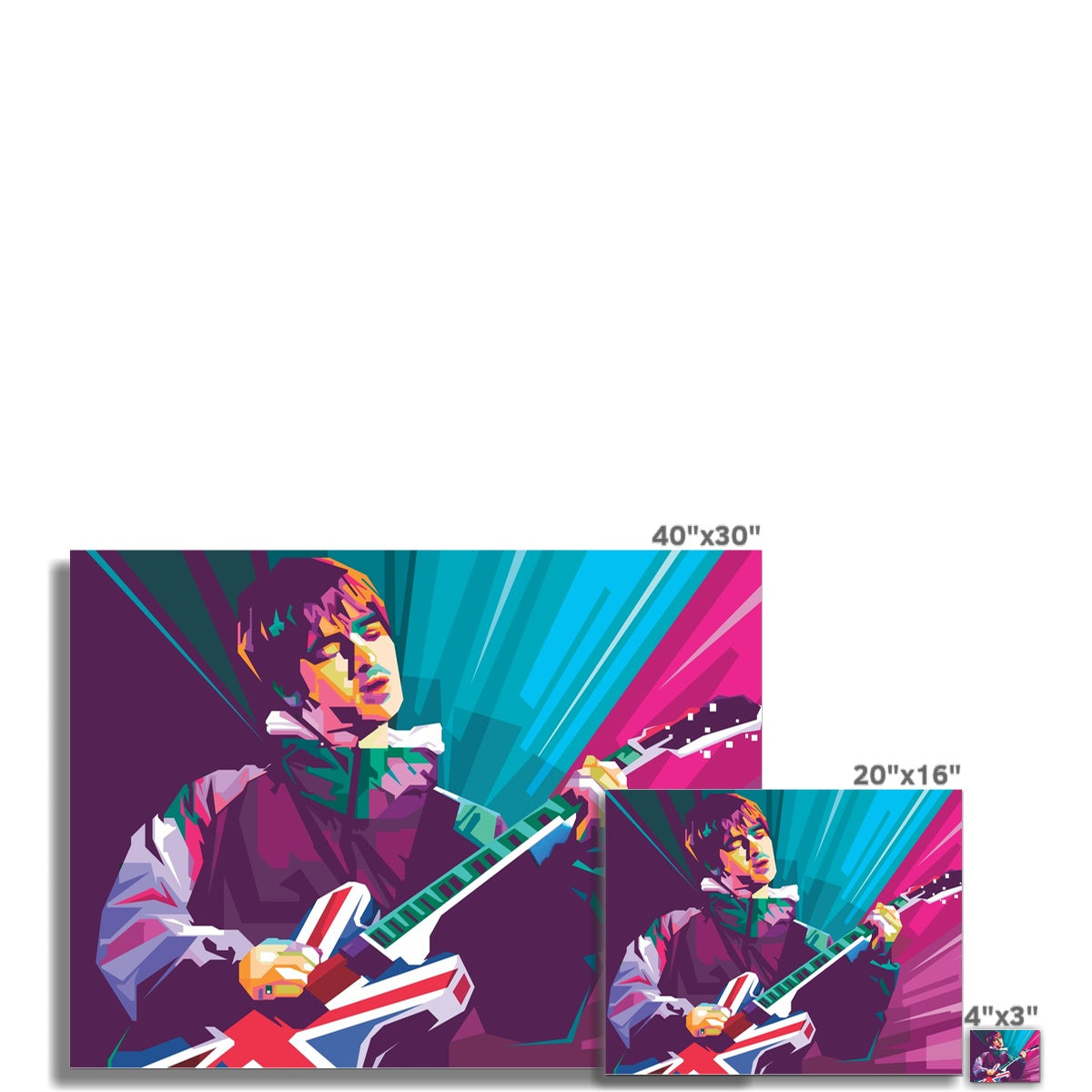 Noel Gallagher Pop Art - WPAP C-Type Print